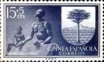 Stamps Spain -  Intercambio crxf2 0,25 usd  15 + 5 cent. 1956