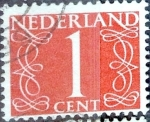 Sellos de Europa - Holanda -  Intercambio 0,20 usd 1 cent. 1946
