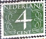 Stamps Netherlands -  Intercambio 0,20 usd 4 cent. 1946