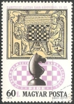 Sellos de Europa - Hungra -  50th Anniversary of the International Chess Federation