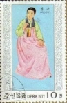 Stamps : Asia : North_Korea :  COREA NORTE 1977 Scott1558 Sello Trajes Típicos Estacionales Dinastia Li Primavera M-1600