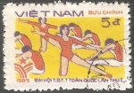 Stamps Vietnam -  Gymnastics group