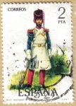 Stamps Spain -  UNIFORMES - Gastador de Infanteria 1821