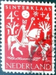 Stamps Netherlands -  Intercambio crxf 0,20 usd 4 + 4 cent. 1961