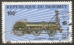 Stamps Benin -  Locomotora Champton 1849