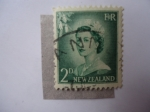 Stamps New Zealand -  Two Penny - Serie:Queen Elizabeth II - New Zealand.