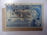 Sellos de America - Trinidad y Tobago -  The West Indies. Federation 1958 - Queen Elizabeth II.