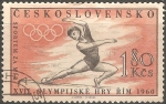 Sellos de Europa - Checoslovaquia -  Juegos Olímpicos de Verano 1960