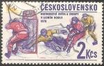 Stamps Czechoslovakia -  Campeonato mundial de hockey hielo en 1978 