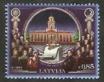 Stamps Latvia -  200 Anivº de Courland, Sociedad de Literatura y Arte