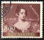 Sellos de Europa - Portugal -  Reina María II