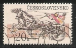 Sellos de Europa - Checoslovaquia -  carrera de Carruajes