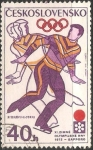 Stamps Czechoslovakia -  Juegos Olímpicos de Invierno 1972