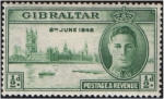 Stamps Gibraltar -  Aniv. Final de la 2ª Guerra Mundial