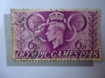 Sellos de Europa - Reino Unido -  George VI - Juegos Olímpicos (Scoot/GB:497)