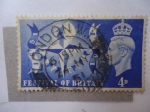 Stamps United Kingdom -  King George VI - Festival of Britain 1851-1951