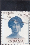 Stamps Spain -  Concha Espina-escritora (22)
