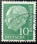 Stamps Germany -  Teodoro Heuss