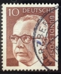 Stamps Germany -  Gustav Heinemann