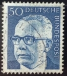 Stamps Germany -  Gustav Heinemann