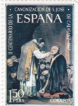 Stamps Spain -  canonización San José de Calasanz (22)