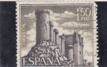 Stamps Spain -  castillo de Peñafiel (22)