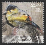 Stamps India -  Ave, liocichla bugunorum