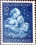 Stamps Netherlands -  Intercambio crxf 0,20 usd 10+40 cent. 1944