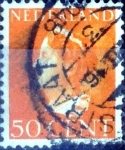 Stamps Netherlands -  Intercambio 0,60 usd 50 cent. 1946