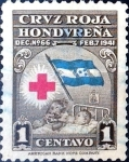 Stamps : America : Honduras :  Intercambio ma4xs 0,20 usd 1 cent. 1945