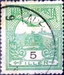 Sellos de Europa - Hungr�a -  Intercambio 0,20 usd  5 f. 1900