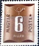 Stamps Hungary -  Intercambio 0,20 usd 6 f. 1951