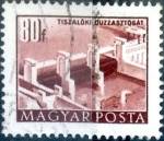 Stamps Hungary -  Intercambio 0,20 usd 80 f. 1952