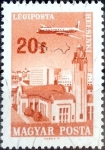 Stamps Hungary -  Intercambio 0,20 usd 20 f. 1966