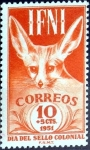 Stamps Spain -  Intercambio jxi 0,25 usd 10+5 cent. 1951