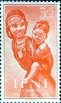 Stamps Spain -  Intercambio jxi 0,25 usd 5+5 cent. 1954