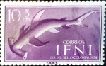 Stamps Spain -  Intercambio jxi 0,25 usd 10+5 cent. 1954