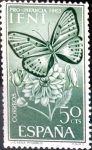Stamps Spain -  Intercambio jxi 0,25 usd 50 cent. 1963