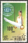 Stamps North Korea -  Fédération Internationale de Gymnastique