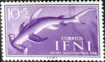 Stamps Spain -  Intercambio crxf2 0,25 usd 10+5 cent.  1954