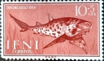 Stamps Spain -  Intercambio jxi 0,25 usd 10+5 cent. 1958