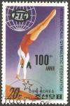 Sellos de Asia - Corea del norte -  international gymnastic federation