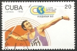 Sellos de America - Cuba -   Vi Copa Mundial De Atletismo Habana Cuba 92 