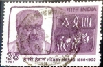 Stamps India -  Intercambio crf 0,35 usd 35 p. 1981