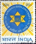 Stamps : Asia : India :  Intercambio crf 0,50 usd 20 p. 1972