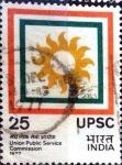 Stamps : Asia : India :  Intercambio 0,35 usd 25 p. 1977
