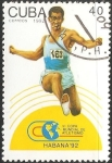 Sellos de America - Cuba -  Copa del Mundo de Atletismo