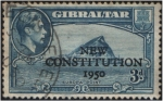 Sellos del Mundo : Europe : Gibraltar : Constitución de 1950