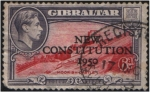 Stamps Europe - Gibraltar -  Constitución de 1950