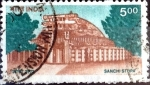 Stamps India -  Intercambio 0,40 usd 6 rupia  1994